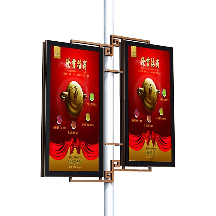 北京灯杆灯箱 铝合金与不锈钢材质的选择与应用